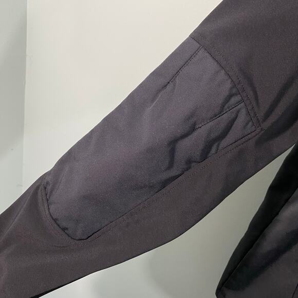 Victorinox Swiss Army Black 2 Way Zip Reinforced Elbow Softshell Jacket Size L - Picture 10 of 11